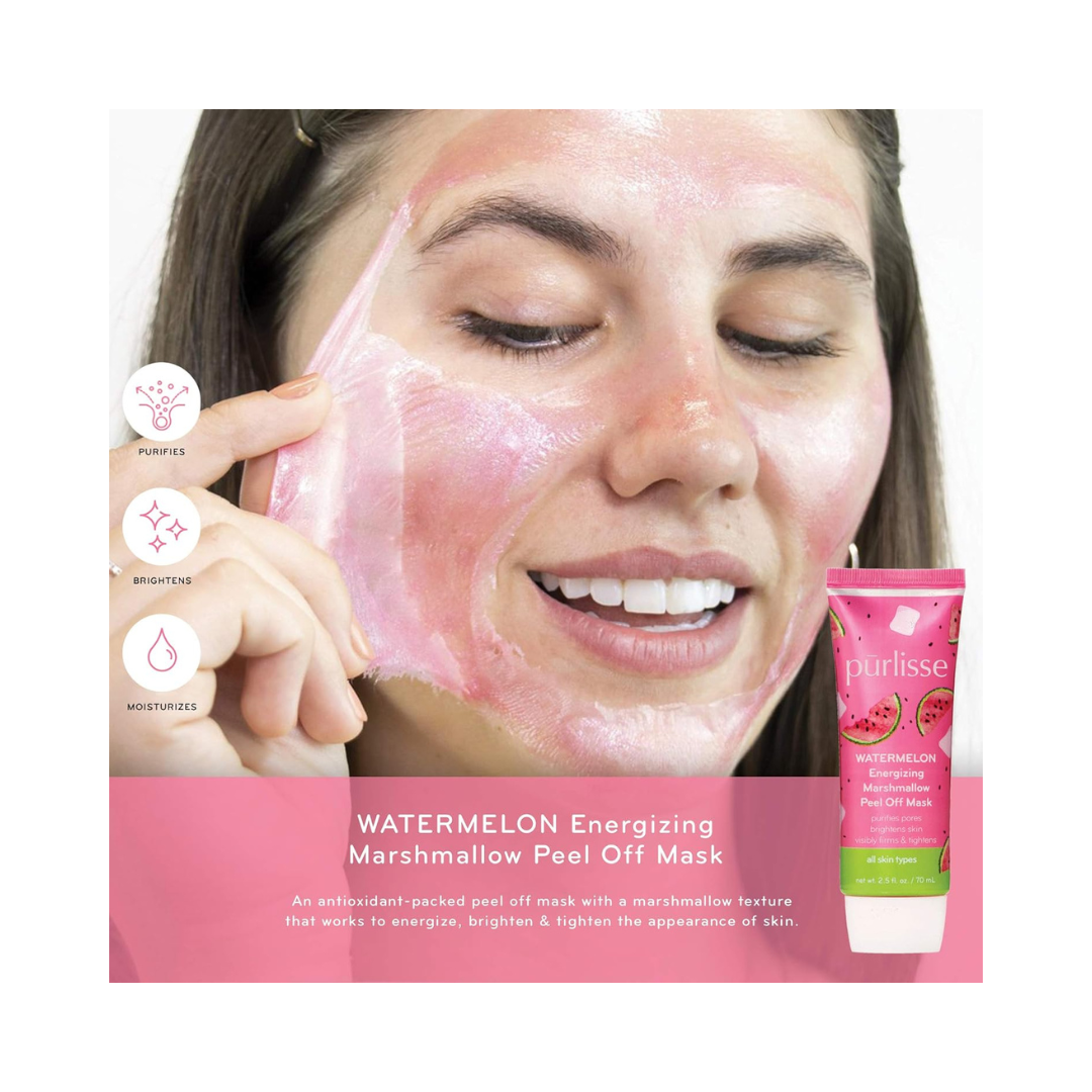 PURLISSE Watermelon Energizing Marshmallow Peel Off Mask