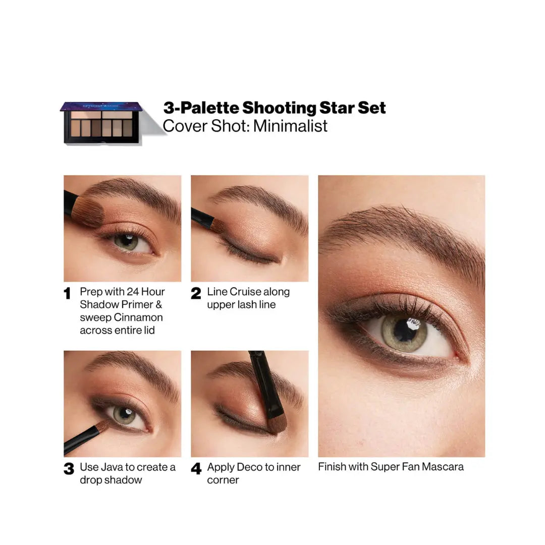 SMASHBOX Cosmic Celebration 3-Palette Shooting Star Set