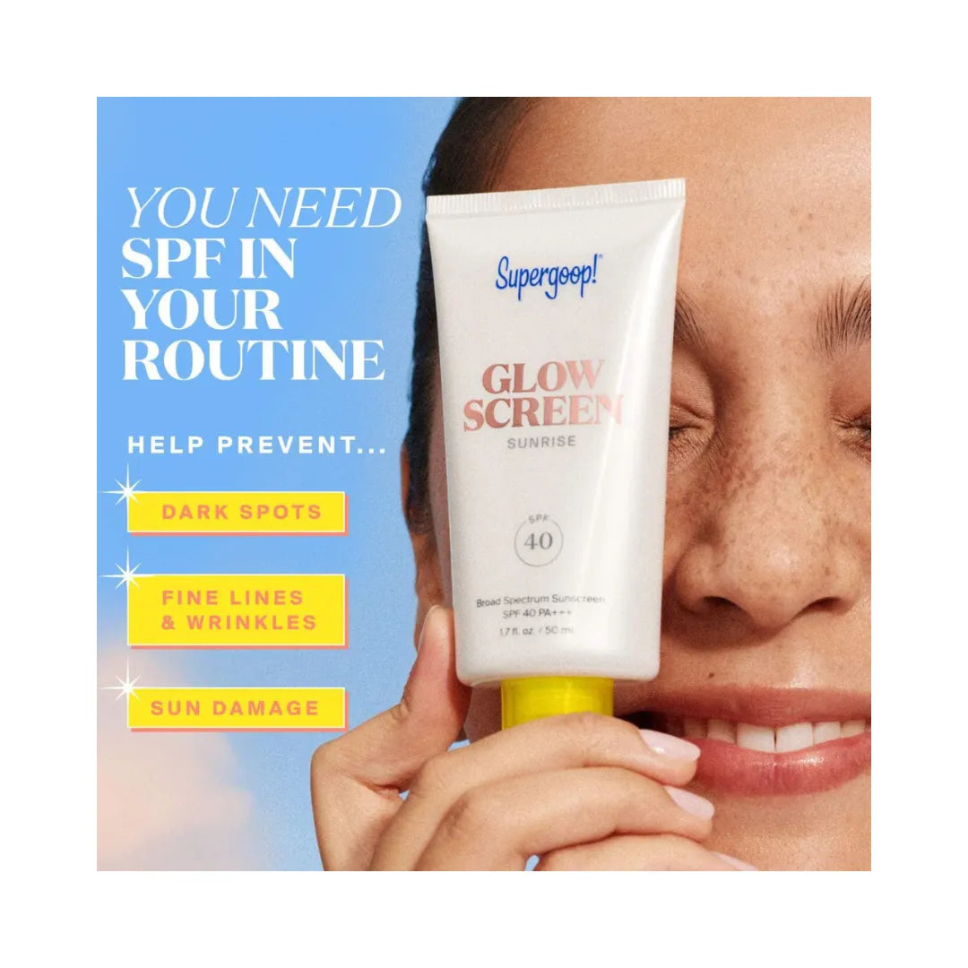 SUPERGOOP Glowscreen SPF 40 Sunscreen with Hyaluronic Acid + Niacinamide
