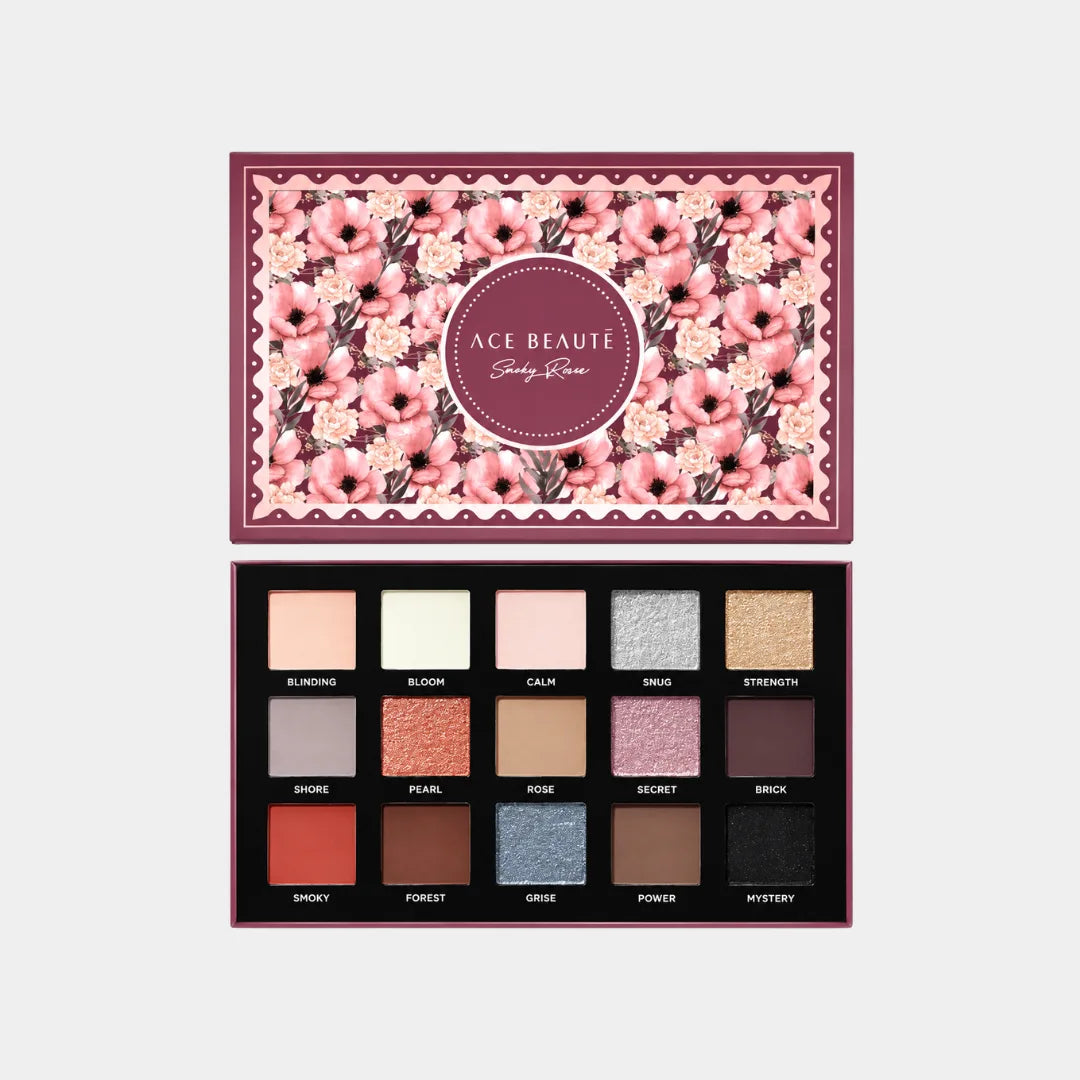 ACE BEAUTE  Smoky Roses Palette