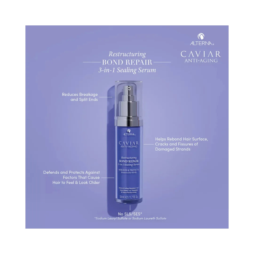 ALTERNA Caviar Anti-Aging Restructuring Bond Repair 3-In-1 Sealing Serum