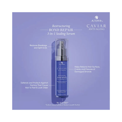 ALTERNA Caviar Anti-Aging Restructuring Bond Repair 3-In-1 Sealing Serum