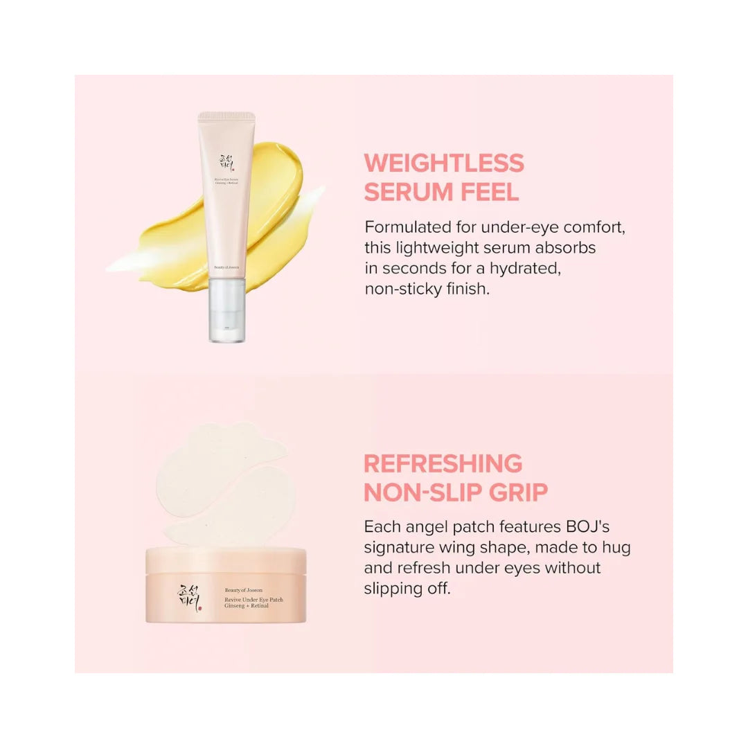 BEAUTY OF JOSEON Revive Ritual Eye Duo Gift Set Retinol Eye Cream & Patch