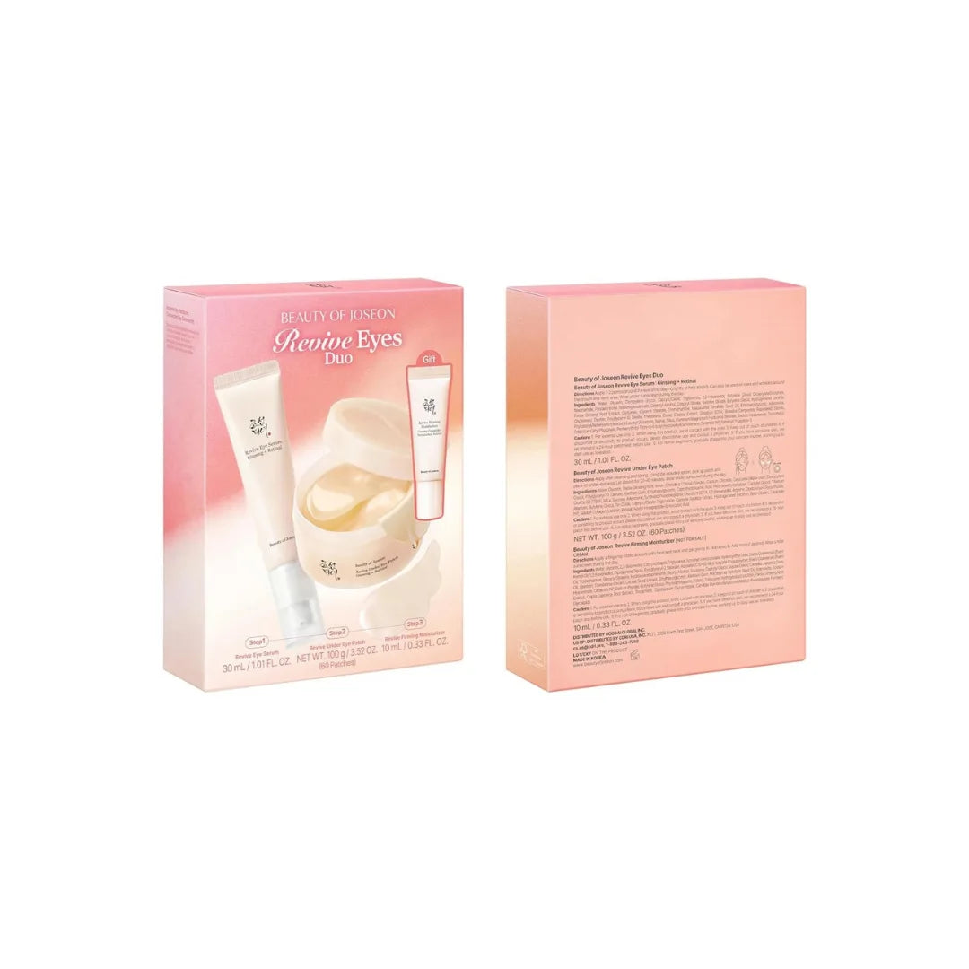 BEAUTY OF JOSEON Revive Ritual Eye Duo Gift Set Retinol Eye Cream & Patch