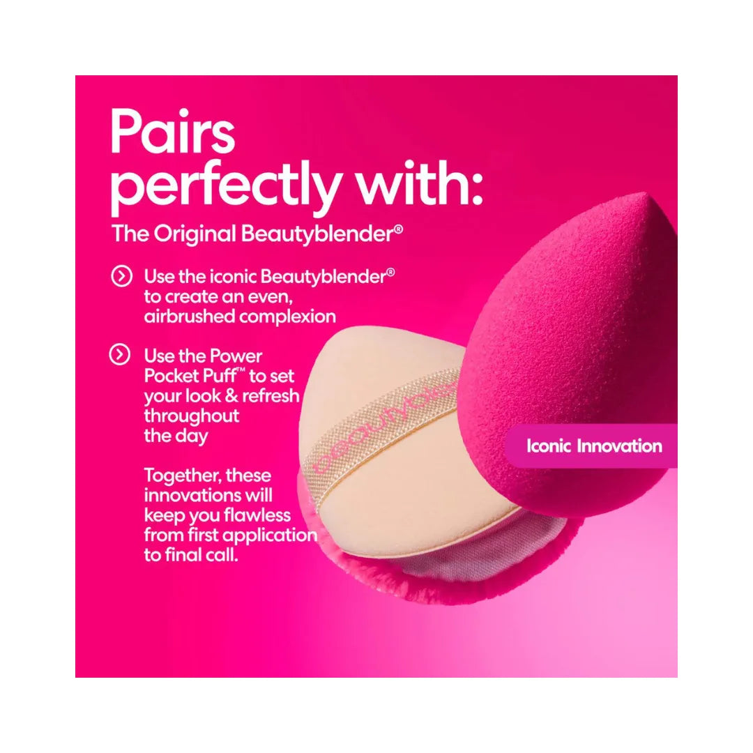 BEAUTYBLENDER Power Pocket Puff Dual-Sided Powder Puff