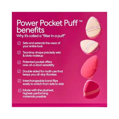 BEAUTYBLENDER Power Pocket Puff Dual-Sided Powder Puff