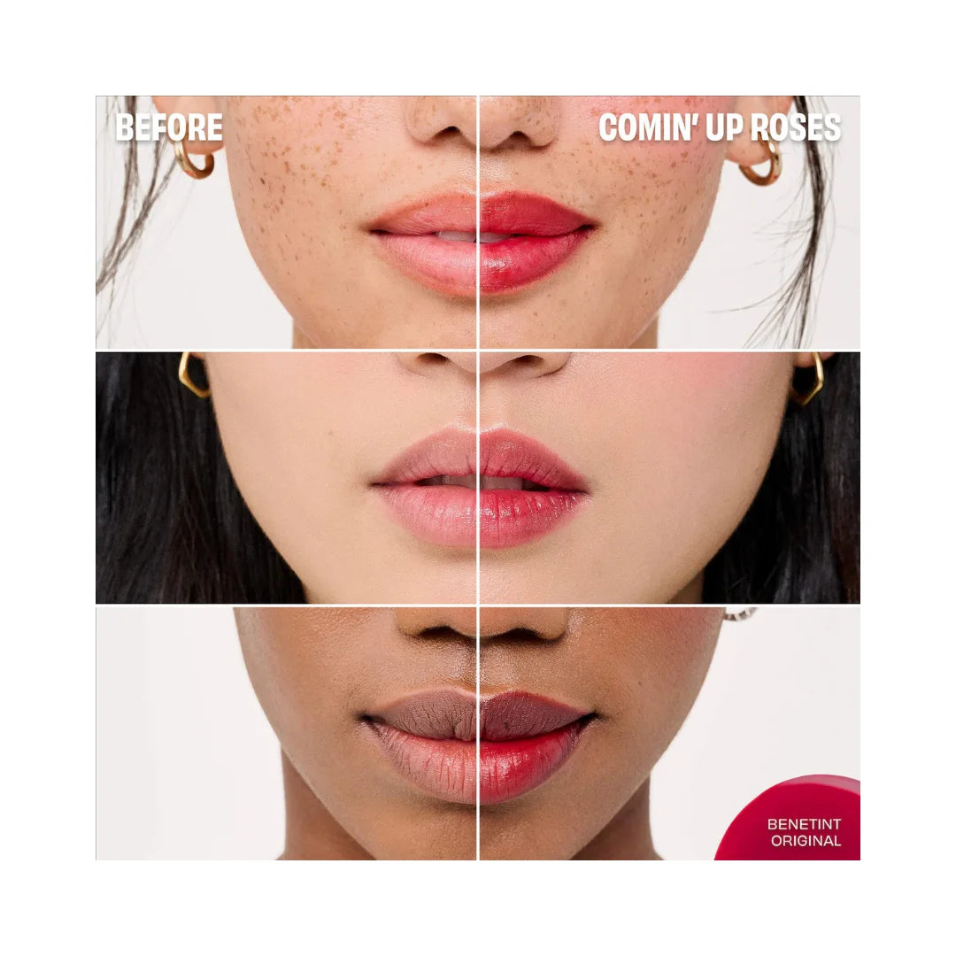 BENEFIT COSMETICS Benetint Bliss Liquid Lip + Cheek Blush Stain Duo