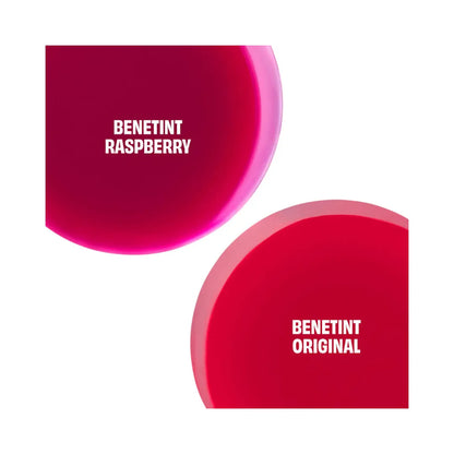 BENEFIT COSMETICS Benetint Bliss Liquid Lip + Cheek Blush Stain Duo