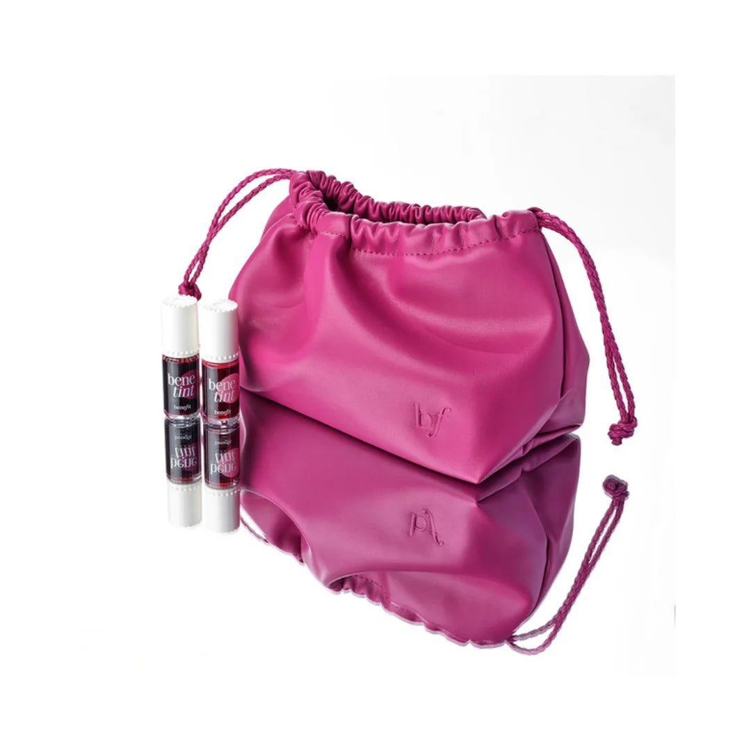 BENEFIT COSMETICS Benetint Bliss Liquid Lip + Cheek Blush Stain Duo