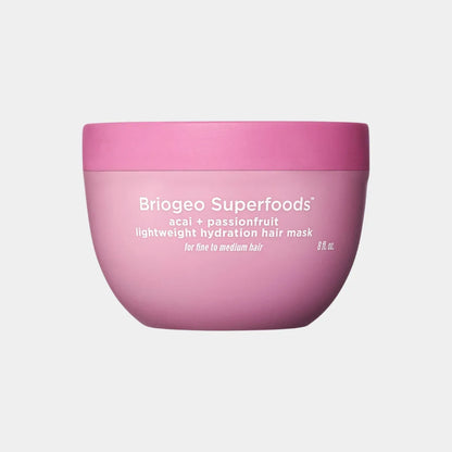 BRIOGEO Superfoods Acai + Passionfruit Lightweight, Hydrating Hair Mask