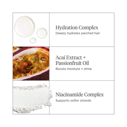 BRIOGEO Superfoods Acai + Passionfruit Lightweight, Hydrating Hair Mask