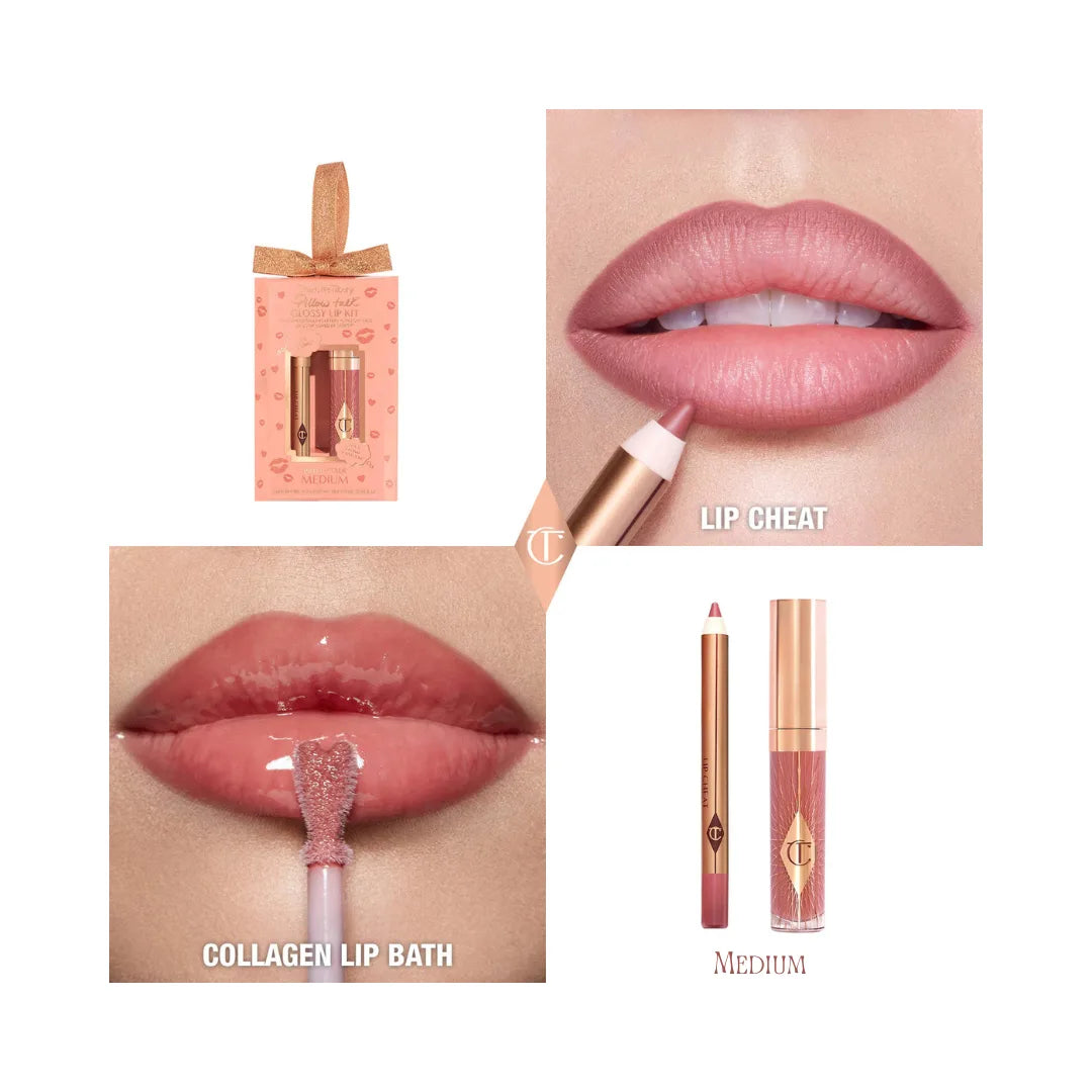 CHARLOTTE TILBURY Mini Pillow Talk Glossy Lip Duos