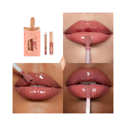CHARLOTTE TILBURY Mini Pillow Talk Glossy Lip Duos