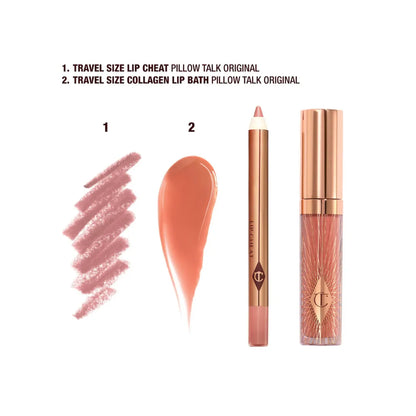 CHARLOTTE TILBURY Mini Pillow Talk Glossy Lip Duos