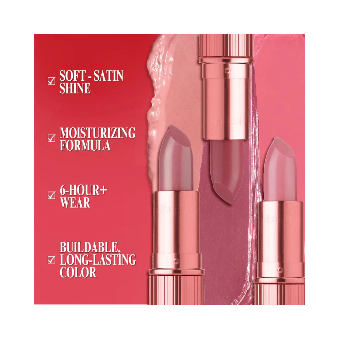 CHARLOTTE TILBURY K.I.S.S.I.N.G Satin Shine Lipstick