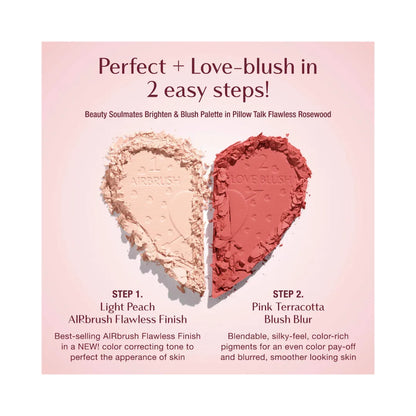 CHARLOTTE TILBURY Pillow Talk Beauty Soulmates Airbrush Flawless Finish Face Palette