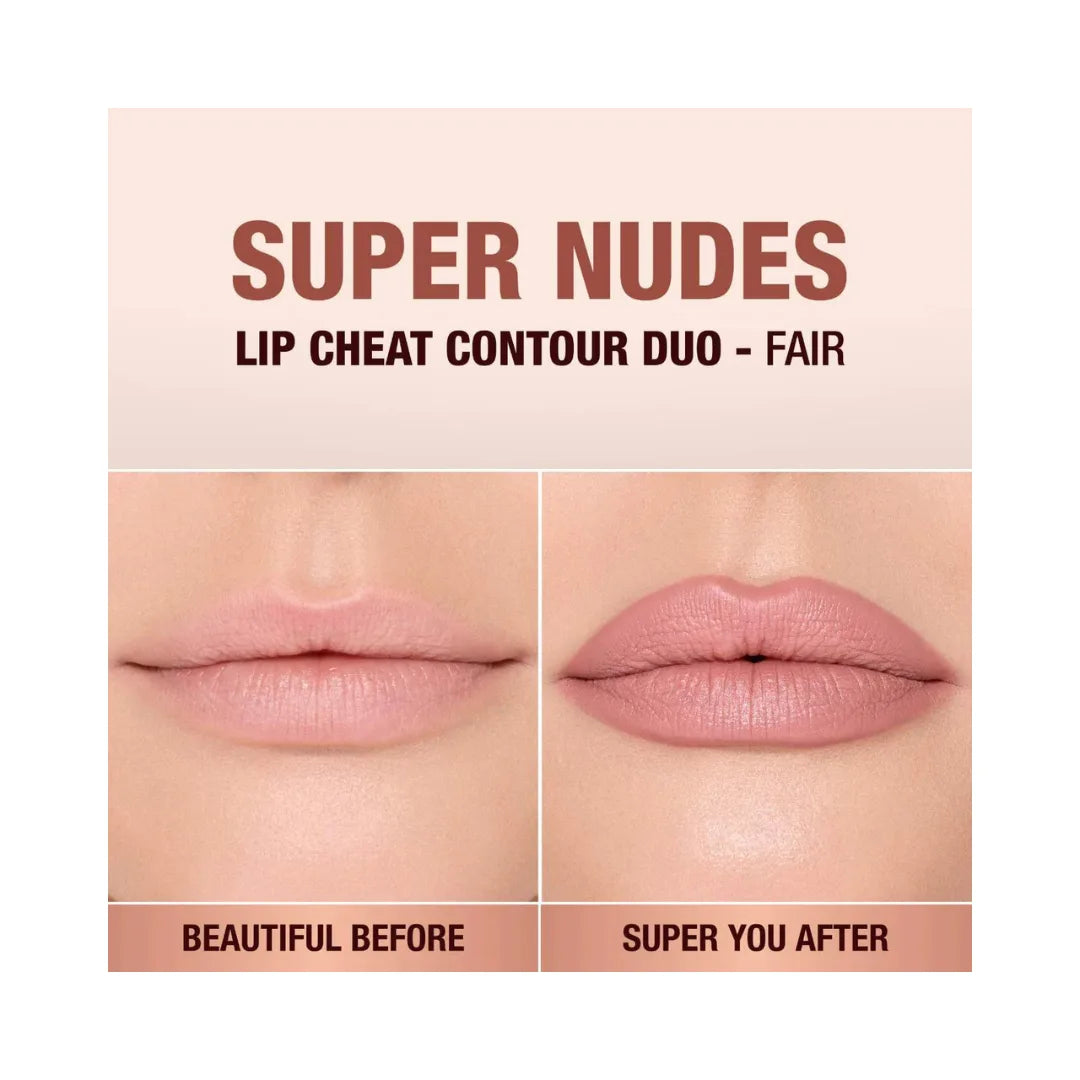 CHARLOTTE TILBURY Super Nudes Lip Cheat Contour Duo Lip Liner