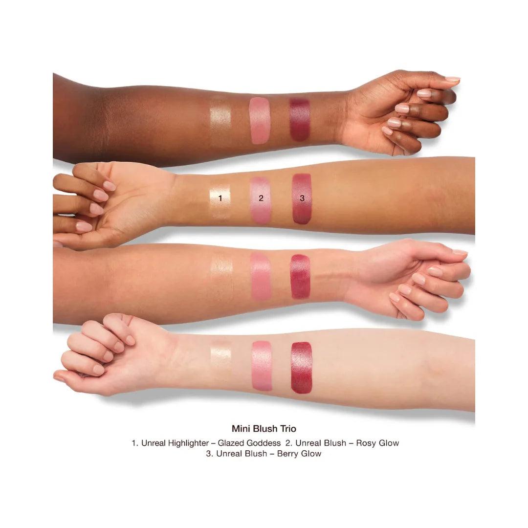 CHARLOTTE TILBURY Mini Unreal Blush + Glow Trio