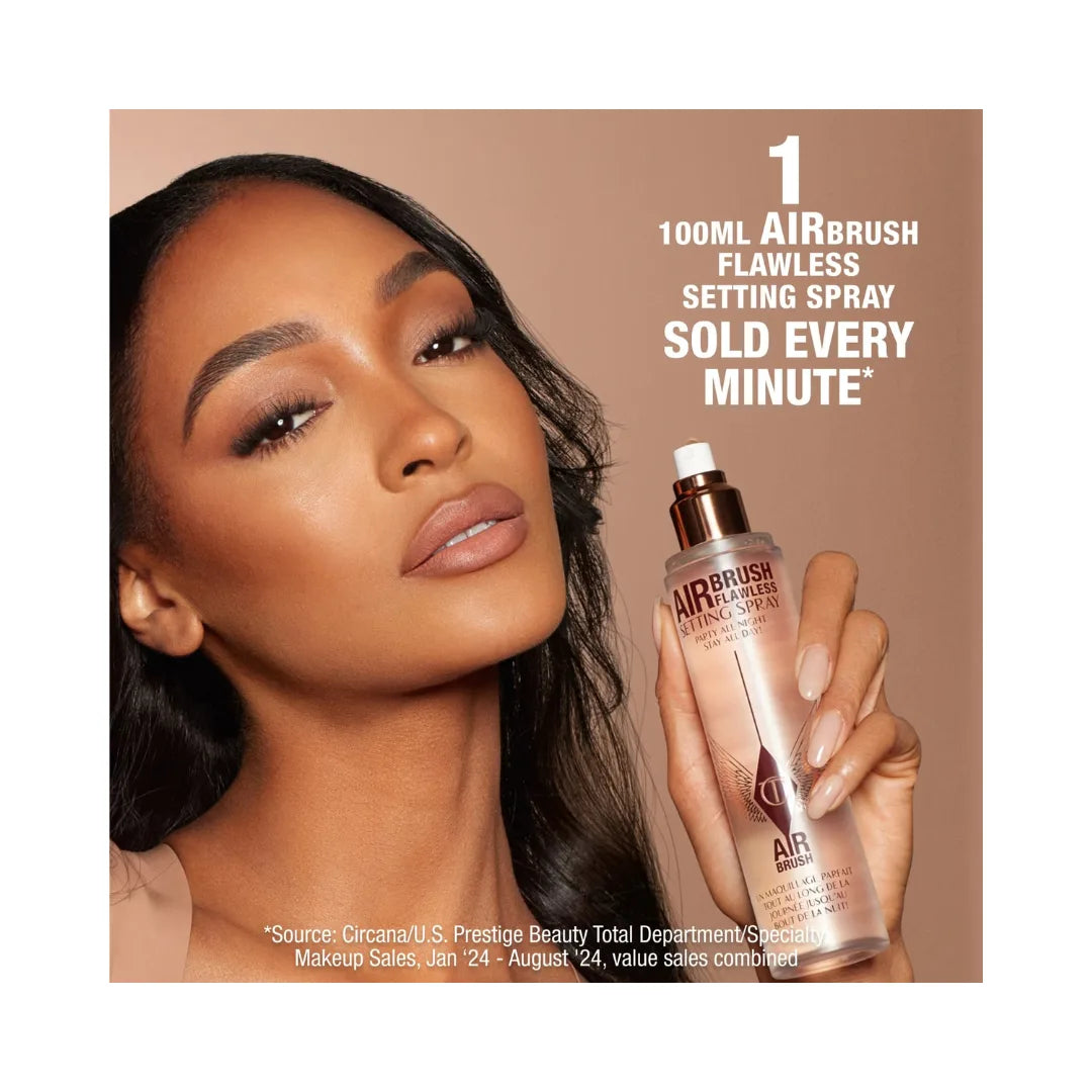 CHARLOTTE TILBURY Airbrush Flawless Setting Spray Full Size + Travel Size Duo