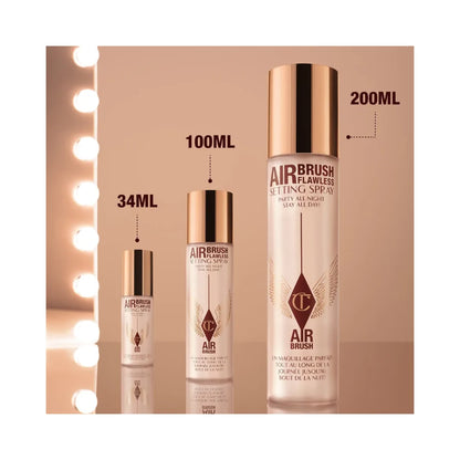 CHARLOTTE TILBURY Airbrush Flawless Setting Spray Full Size + Travel Size Duo