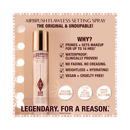CHARLOTTE TILBURY Jumbo Airbrush Flawless Waterproof Setting Spray