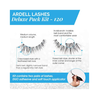 DUO X ARDELL Deluxe Pack #120 Demi Black