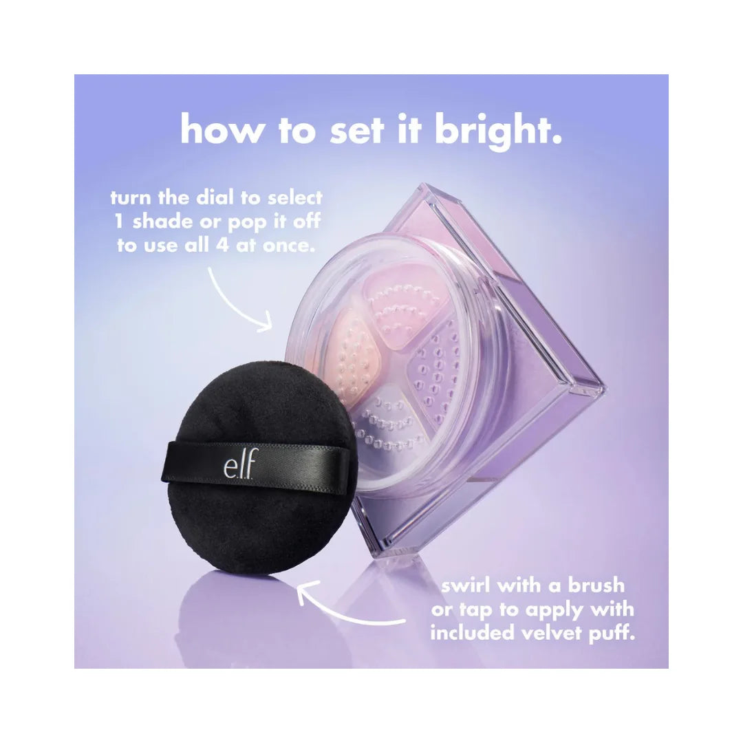 E.L.F COSMETICS Set It Bright Powder Quad