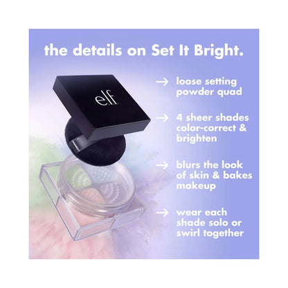 E.L.F COSMETICS Set It Bright Powder Quad