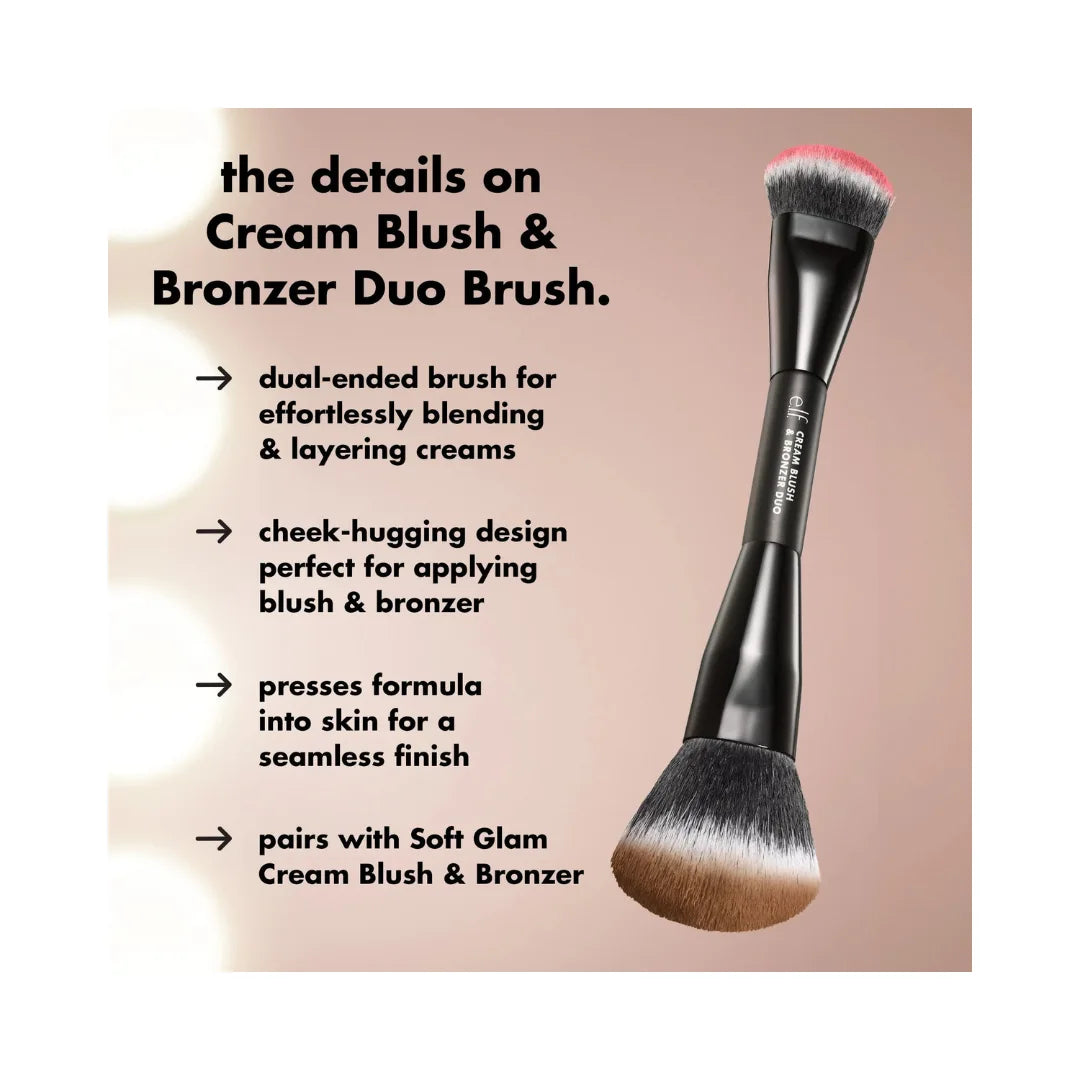 E.L.F COSMETICS Blush & Bronzer Duo Brush
