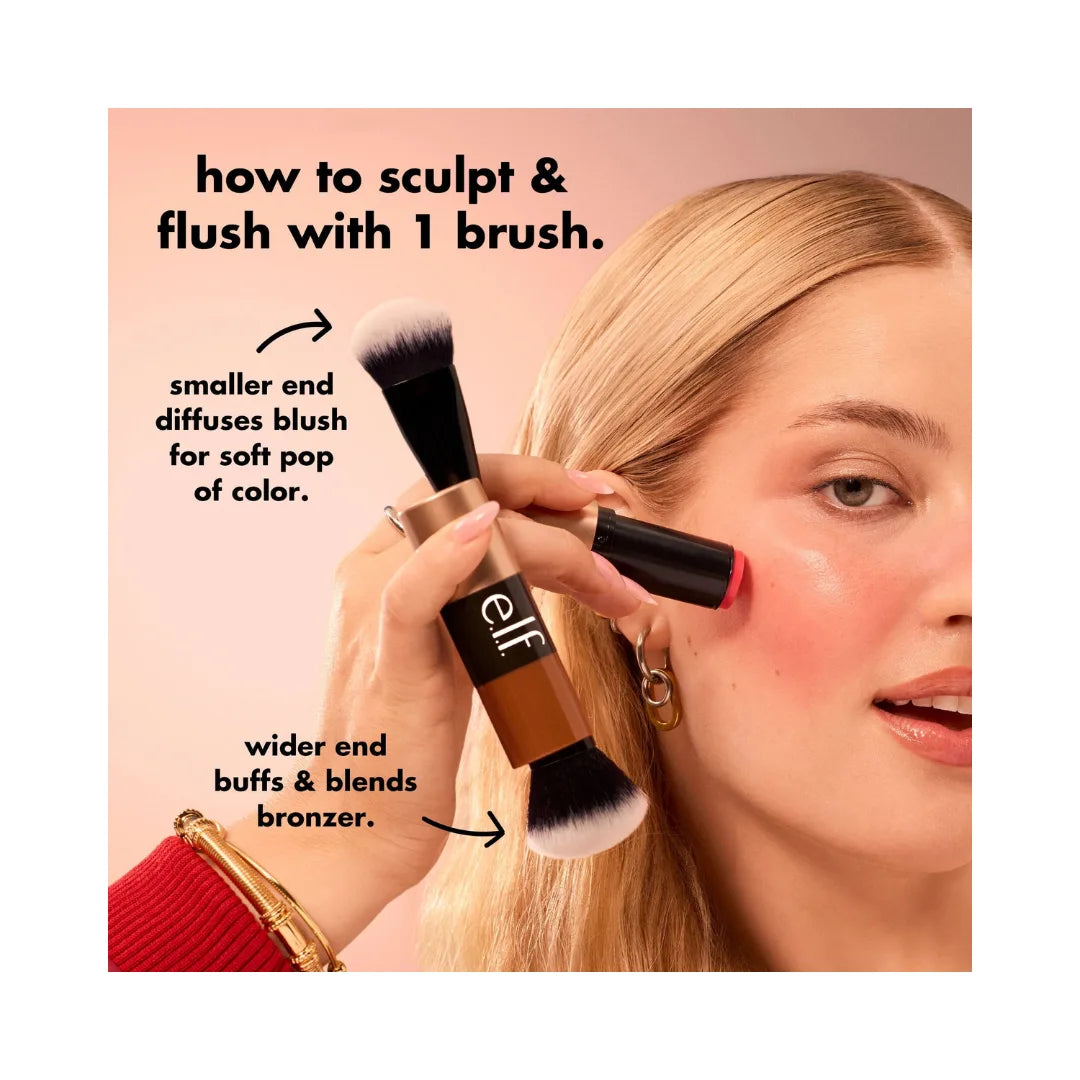 E.L.F COSMETICS Blush & Bronzer Duo Brush