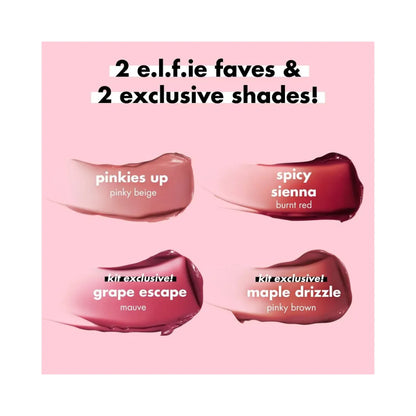 E.L.F COSMETICS Glossy Lip Stain Shades 4 Days Kit