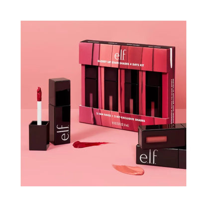 E.L.F COSMETICS Glossy Lip Stain Shades 4 Days Kit