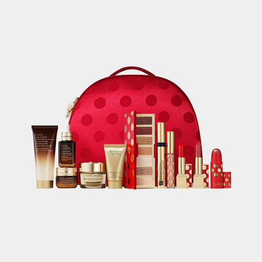 ESTEE LAUDER 12-Piece Holiday Blockbuster 9 Full-Size Favorites Beauty Gift Set