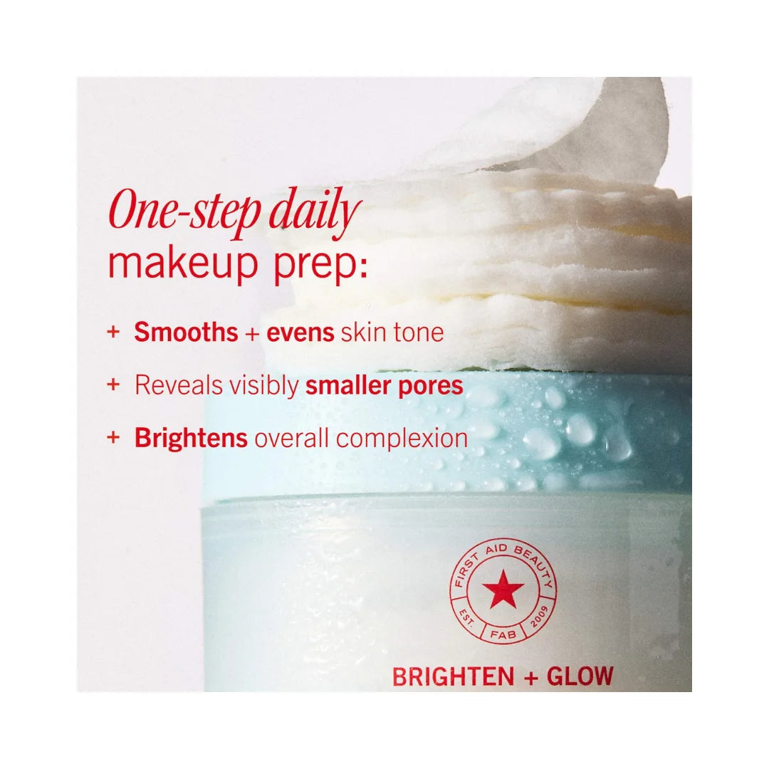 FIRST AID BEAUTY Brighten + Glow Facial Radiance Pads