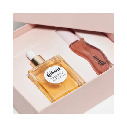 GISOU Glossy & Glazed Hair & Lip Oil Gift Set