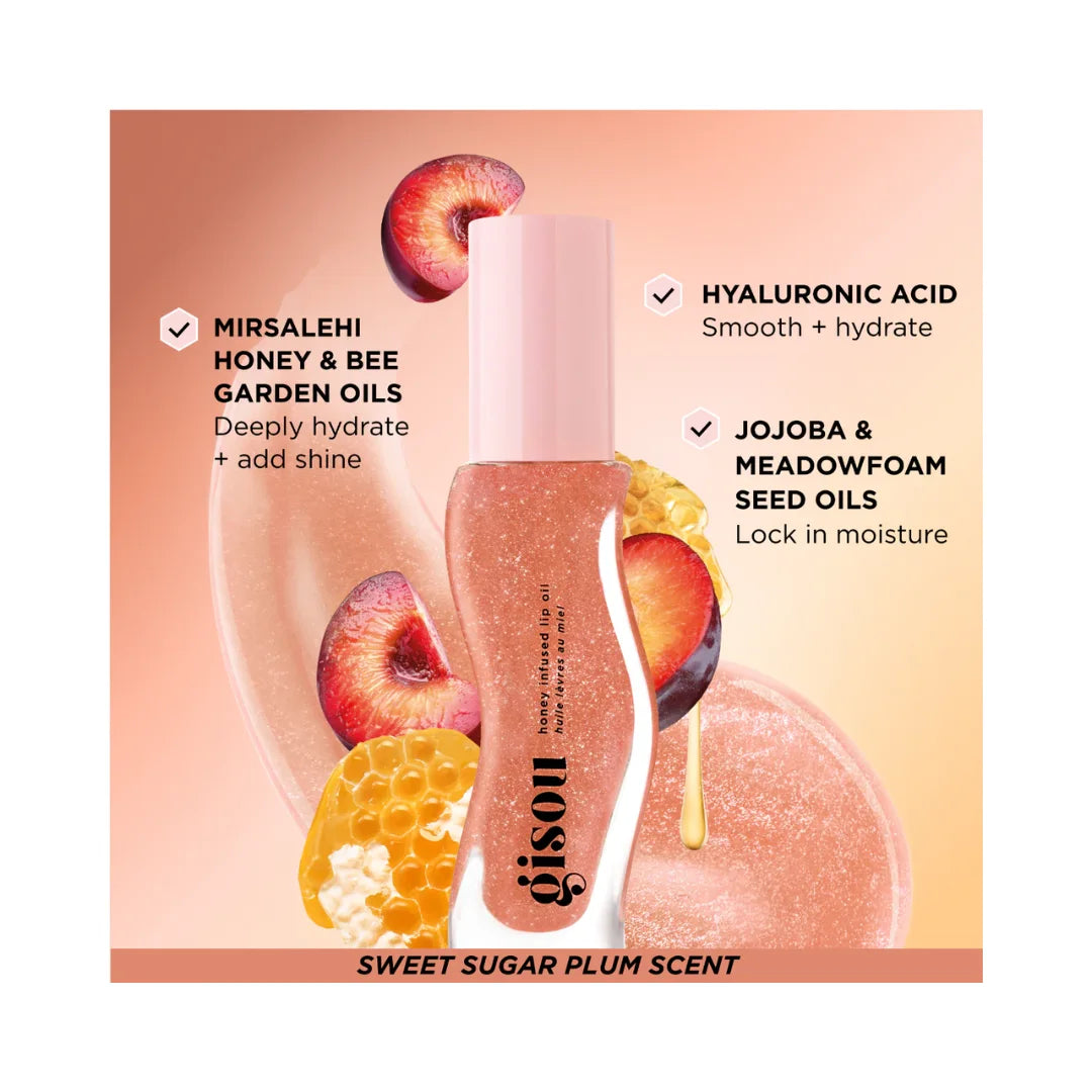 GISOU Honey Infused Hydrating Lip Oil