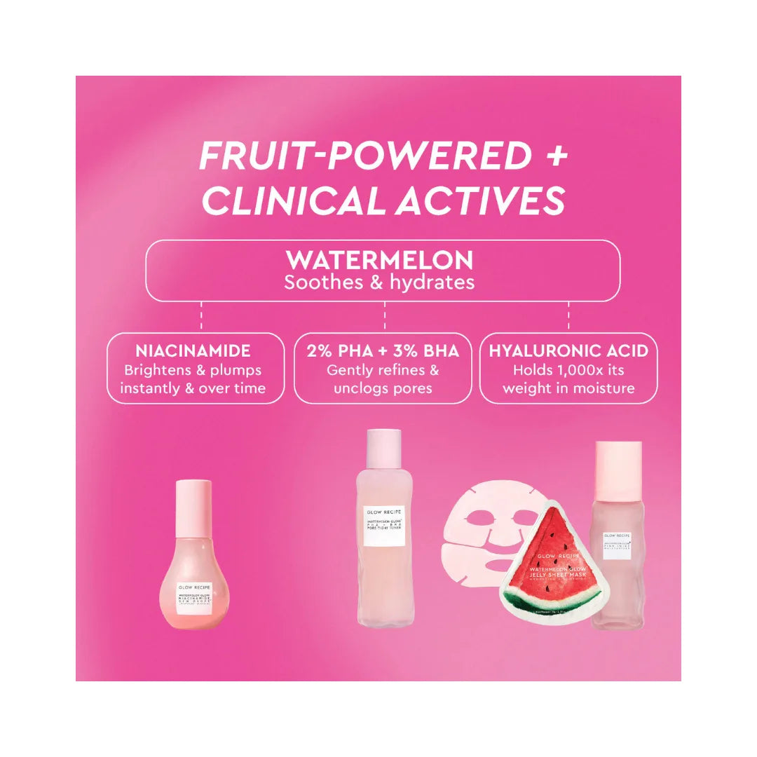 GLOW RECIPE Watermelon Glow Dewy Skin Routine Gift Set
