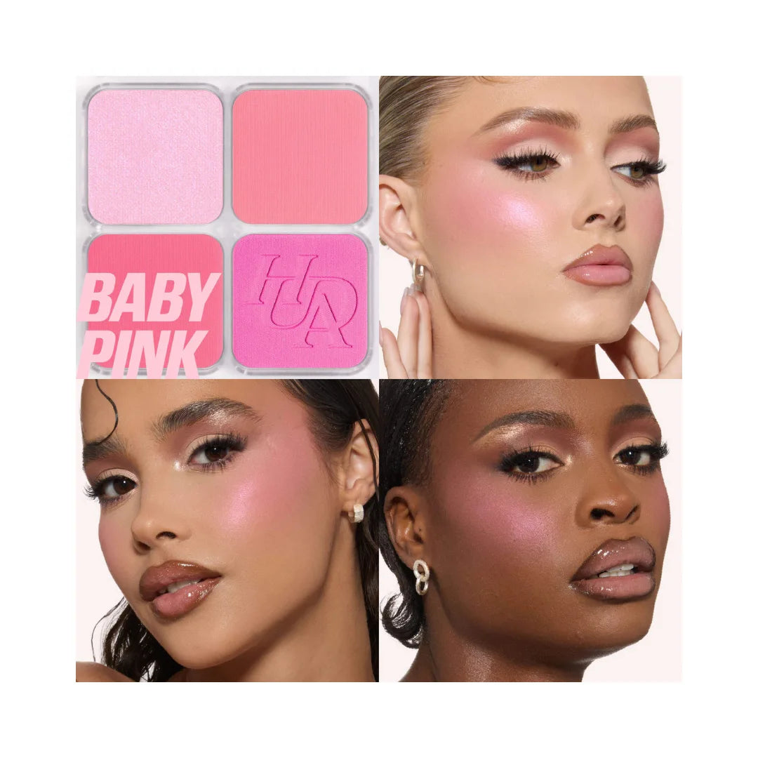 HUDA BEAUTY Blush Filter Blurring Blushlighters Palette - Baby Pink