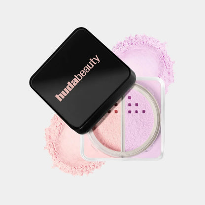 HUDA BEAUTY Easy Bake Loose Powder Brightening + Correcting Duo - Cherry Lilac