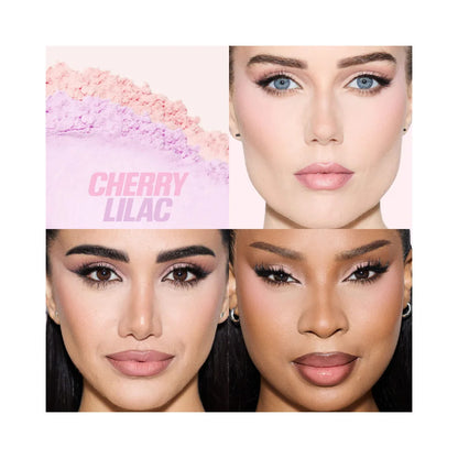 HUDA BEAUTY Easy Bake Loose Powder Brightening + Correcting Duo - Cherry Lilac