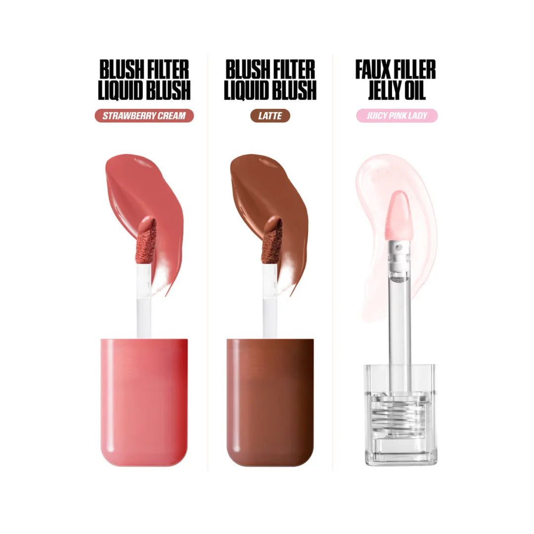 HUDA BEAUTY Habibti Lip And Cheek Best Sellers Kit