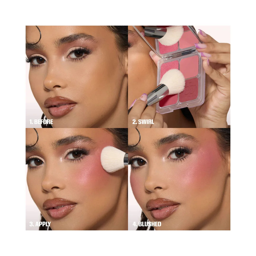 HUDA BEAUTY Blush Filter Blurring Blushlighters Palette - Baby Pink
