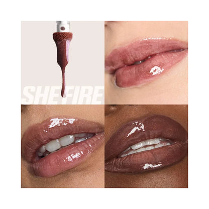 HUDA BEAUTY Faux Filler Shiny Non-Sticky Lip Gloss