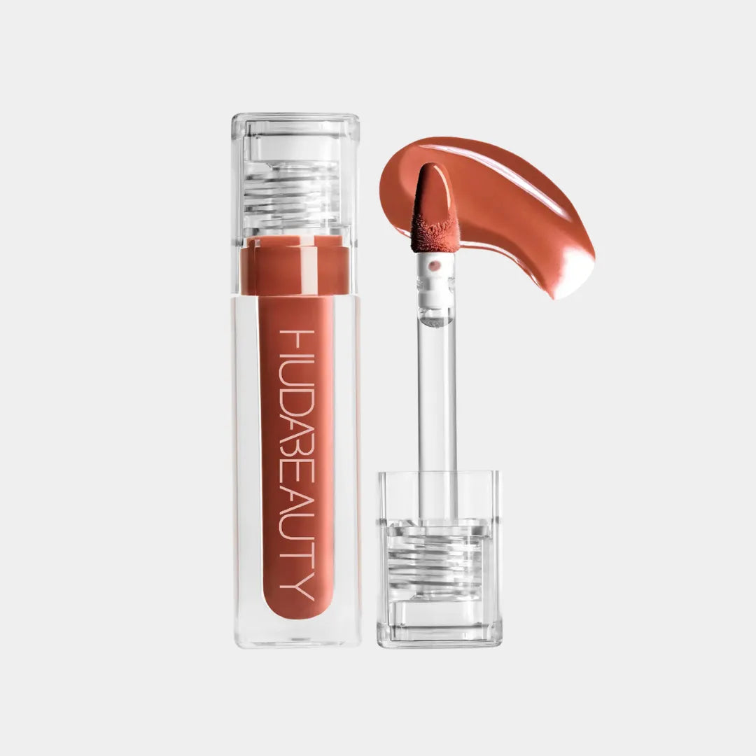HUDA BEAUTY Faux Filler Shiny Non-Sticky Lip Gloss