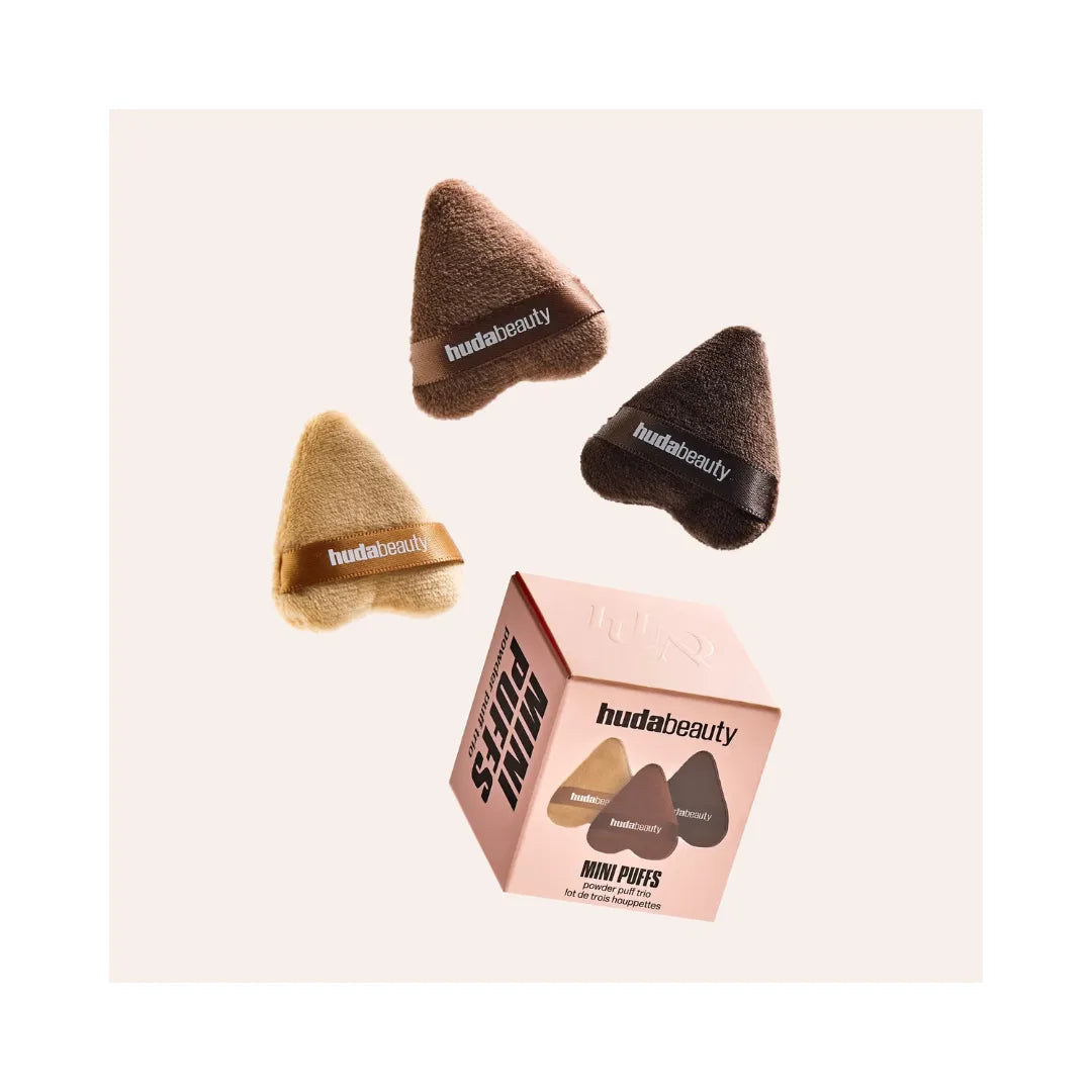 HUDA BEAUTY Mini Puffs Powder Puff Trio