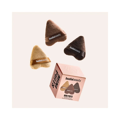 HUDA BEAUTY Mini Puffs Powder Puff Trio