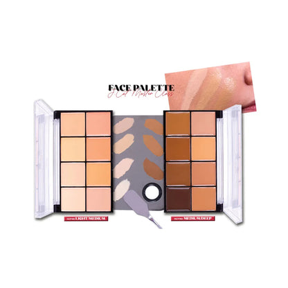 J.CAT BEAUTY Master Class Face/FX Color Palette & Pro Makeup Tool Kit