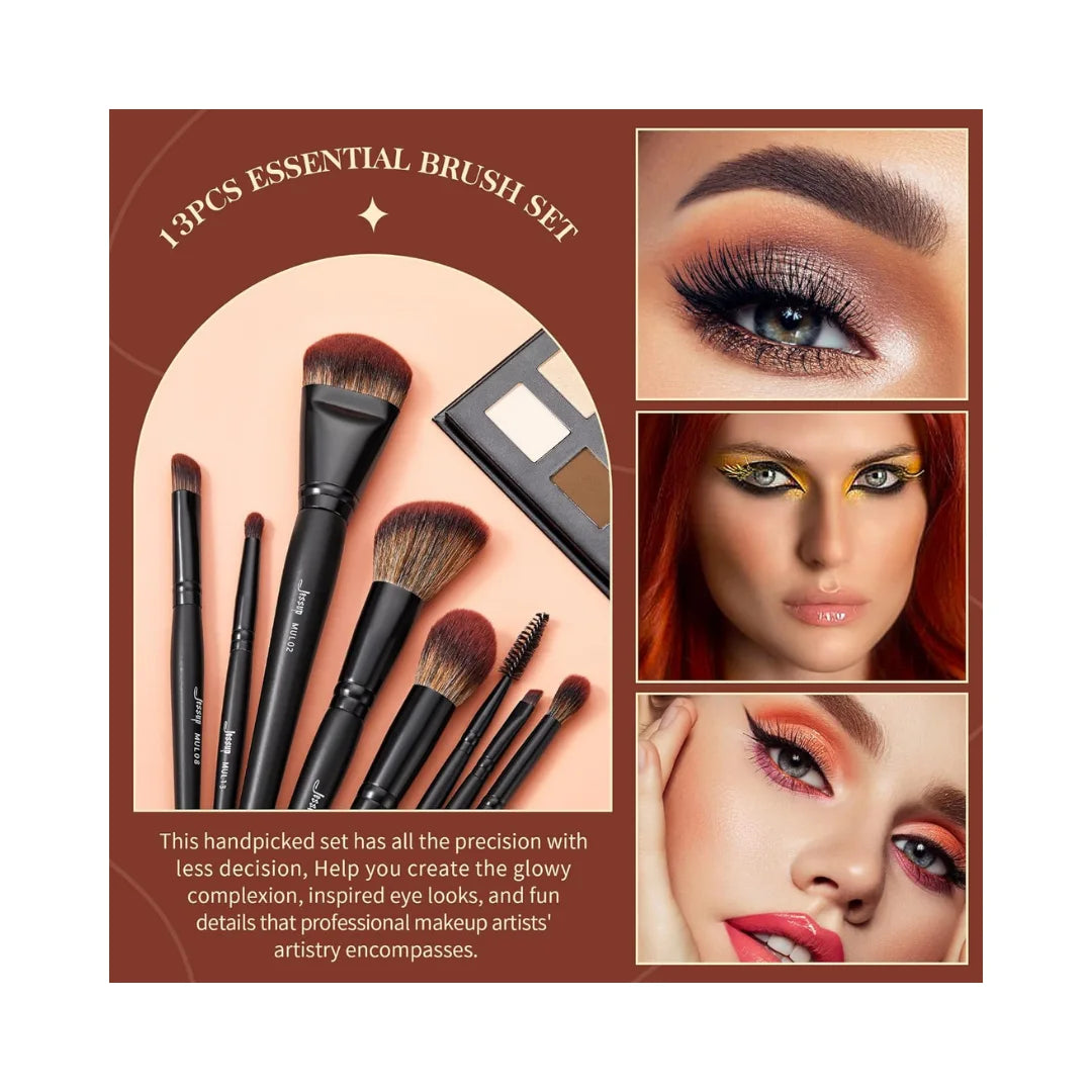JESSUP 13 PC Full Makeup Brushes Set T300