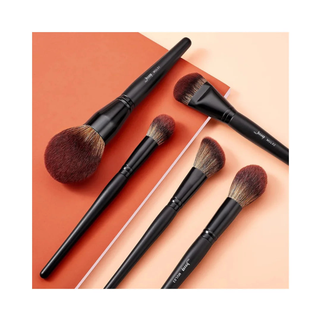 JESSUP 5 PC Large Face Makeup Brushes T273