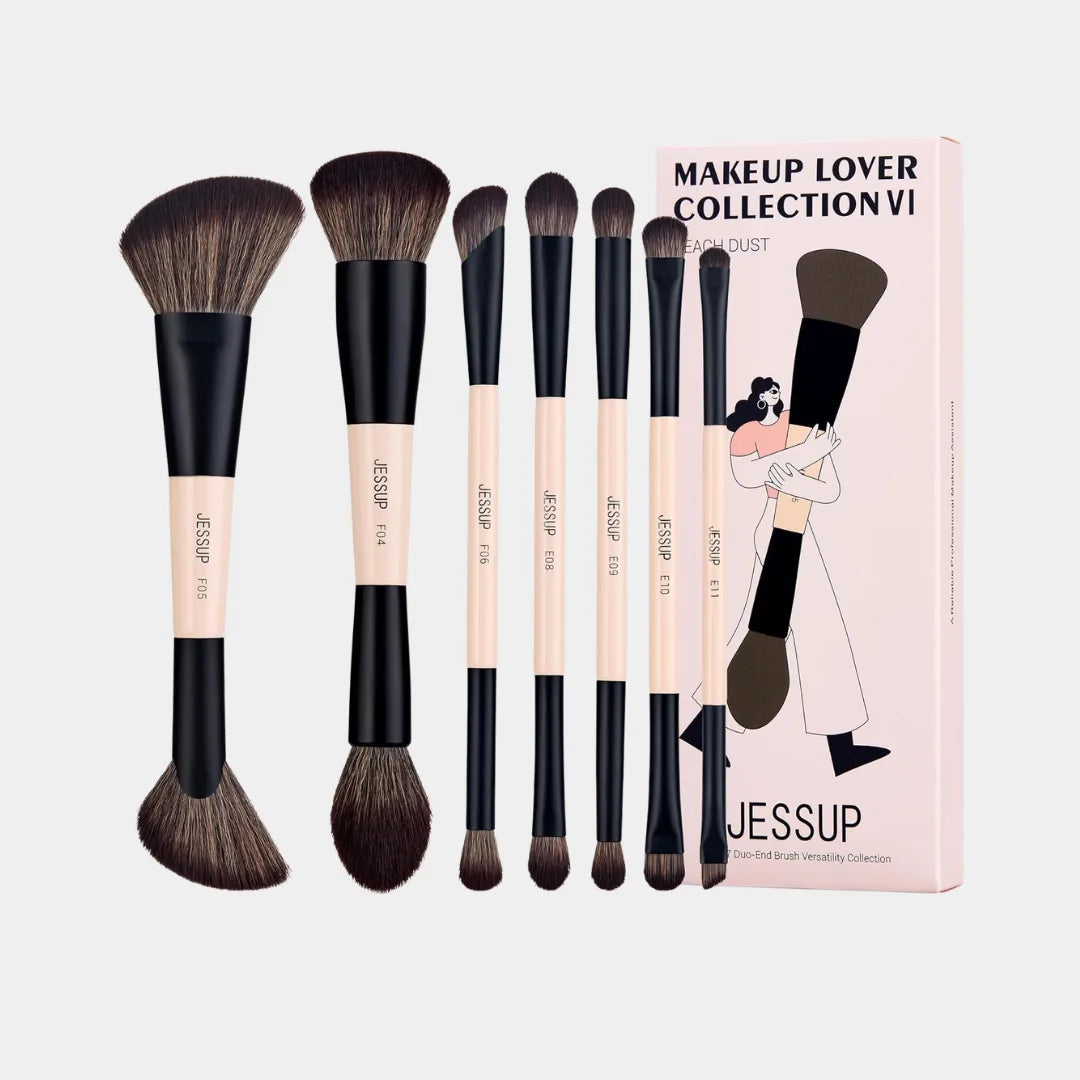 JESSUP 14-in-7 Double Sided T600 Makeup Brush Set